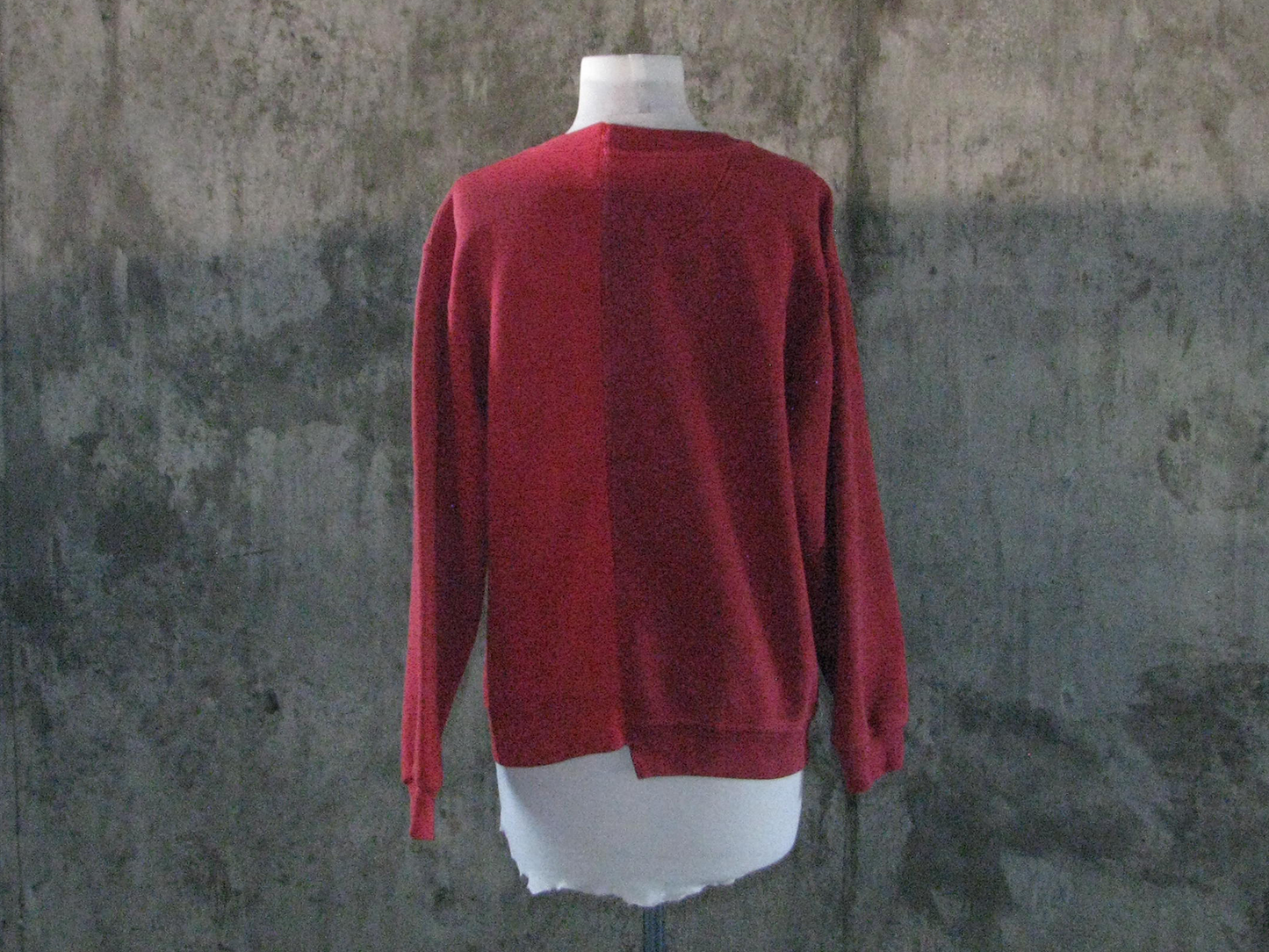 SPLIT VINTAGE VARSITY SWEATER